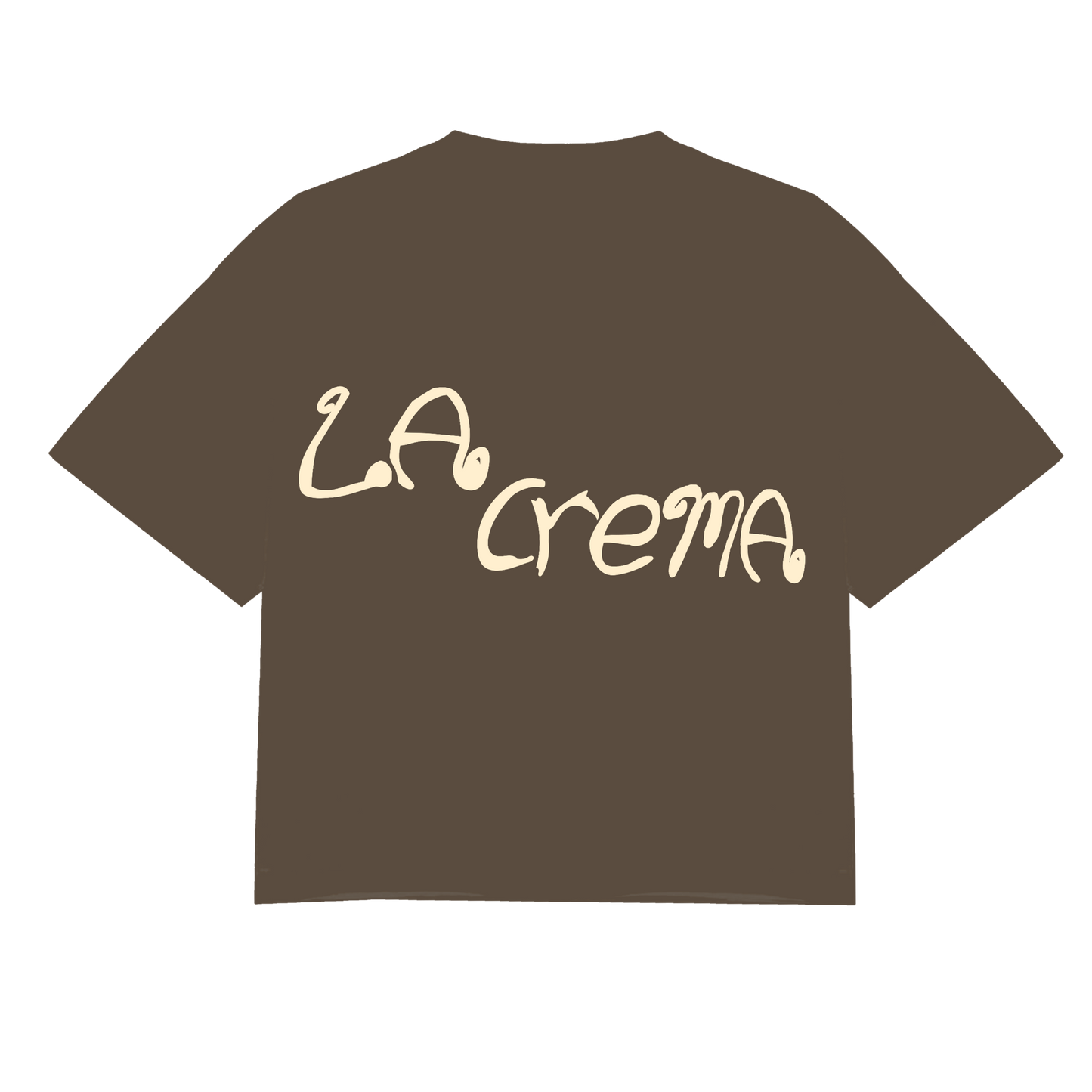 La Crema Original Crop Tee - Brown
