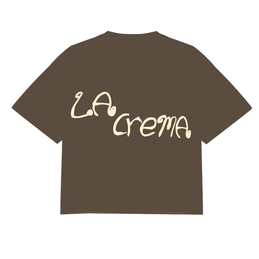 La Crema Original Crop Tee - Brown