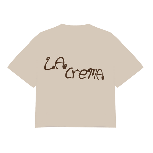 La Crema Original Crop Tee - Beige