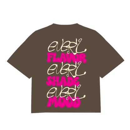 La Crema Original Crop Tee - Brown