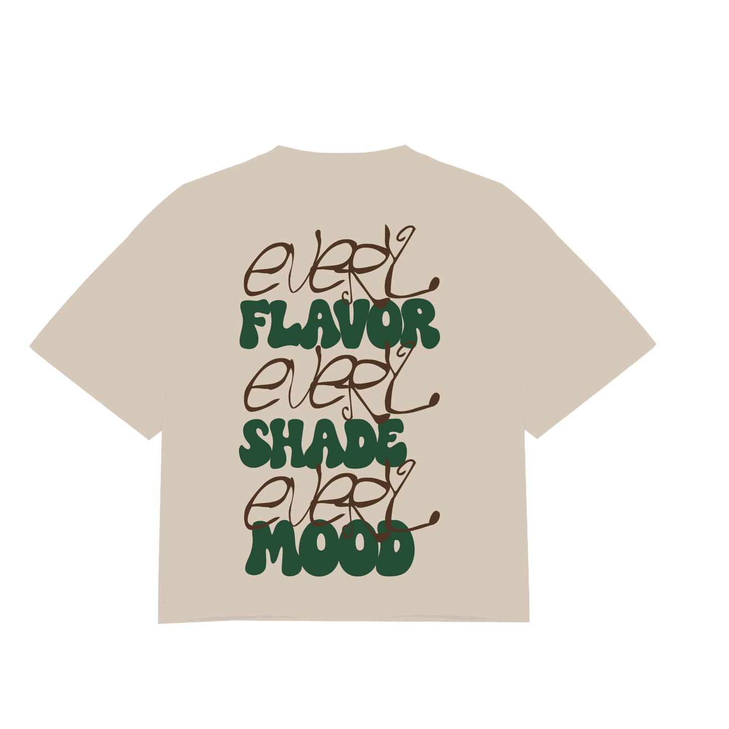 La Crema Original Crop Tee - Beige