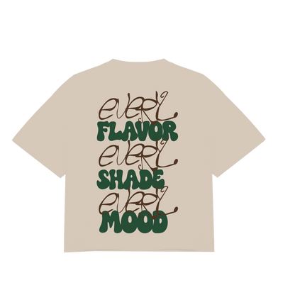 La Crema Original Crop Tee - Beige